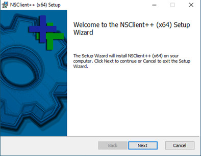 Pantalla del asistente del cliente NC, mostrando opciones de configuración y navegación para el usuario.
