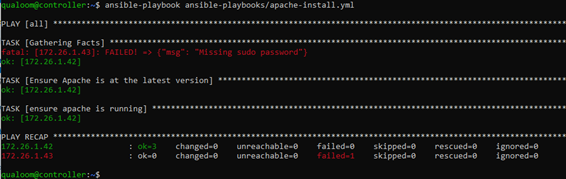 Captura de pantalla de la línea de comandos mostrando varios comandos y sus resultados en un fondo negro.