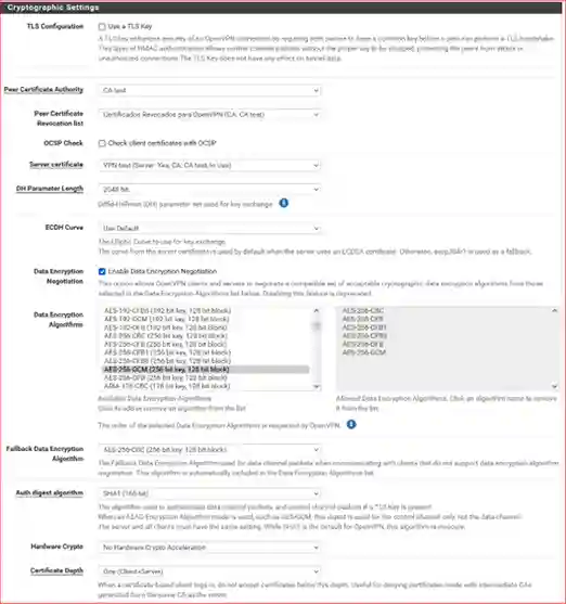 Página de configuración de la aplicación, mostrando opciones de personalización y ajustes del usuario.