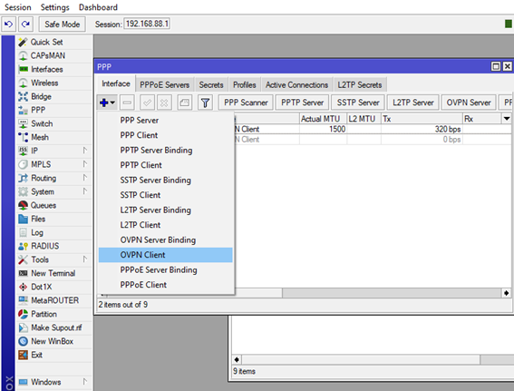 Captura de pantalla de la interfaz del software, mostrando menús y herramientas disponibles para el usuario.