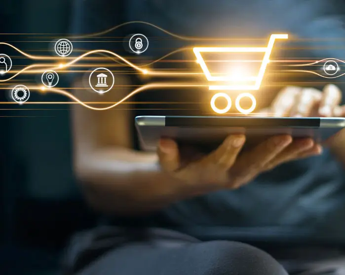 El futuro del comercio electrónico durante la pandemia, mostrando tendencias y cambios en el comportamiento del consumidor.