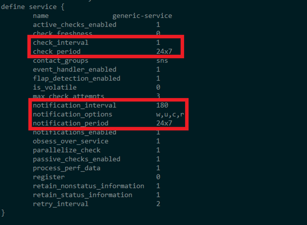 Captura de pantalla de la herramienta de Nagios