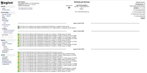 Nagios logs
