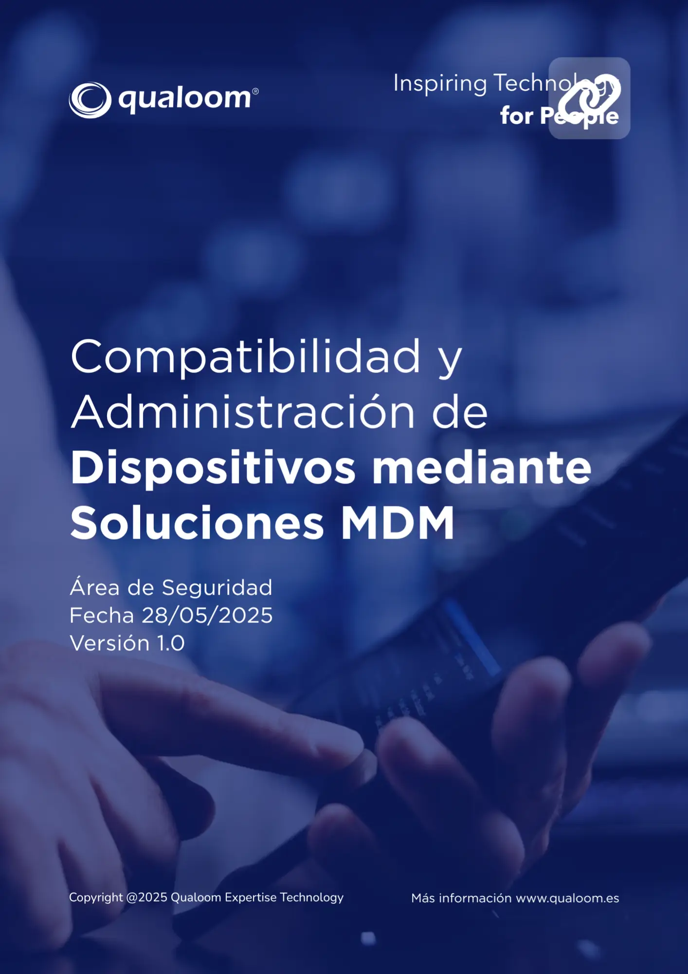 Portada PDF Compatibilidad y Administración de Dispositivos mediante soluciones MDM