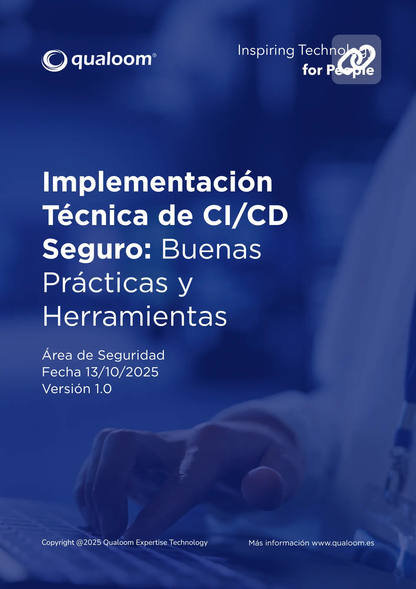 Portada Implementación Técnica de CICD Seguro Buenas Prácticas y Herramientas