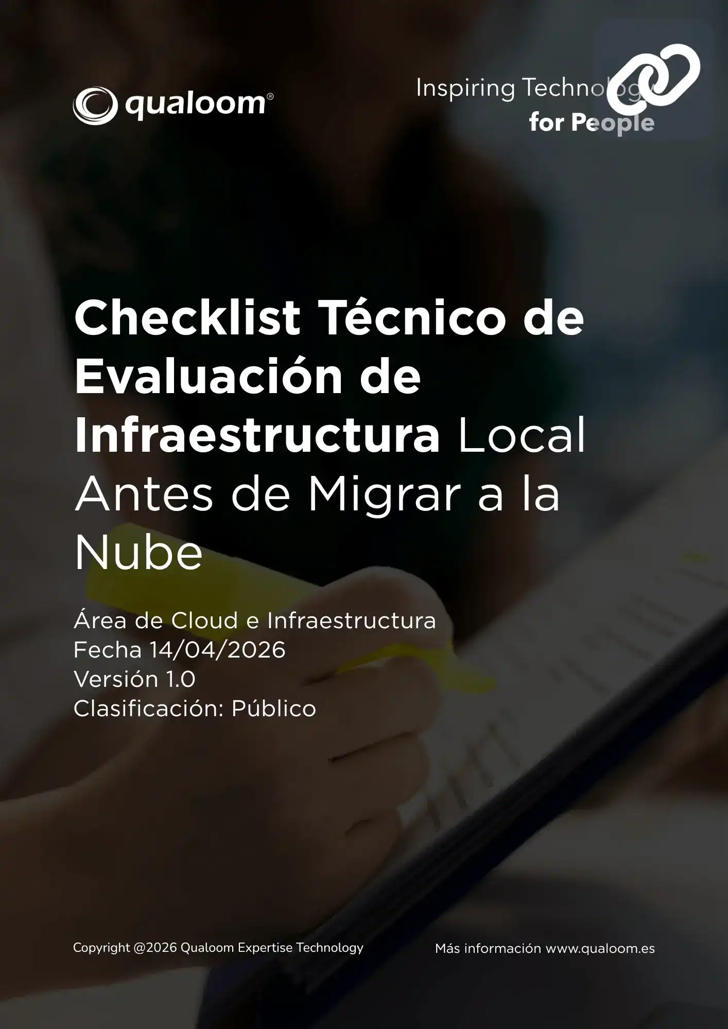 Portada PDF Checklist Técnico de Evaluación de Infraestructura